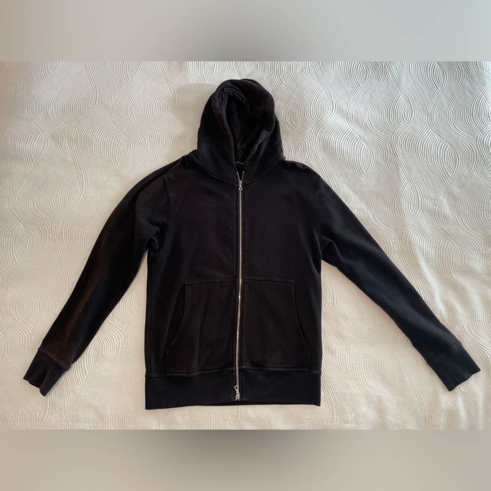John Elliott - Flash Dual Fullzip Hoodie - Black - Size XL / 4